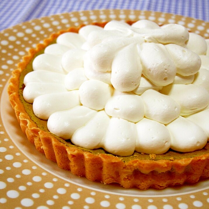 抹茶のタルトケーキ 生クリームたっぷり レシピ 作り方 By 京たまご86 楽天レシピ 抹茶のタルトケーキ 生クリームたっぷり レシピ 作り方 By 京たまご86 楽天レシピ